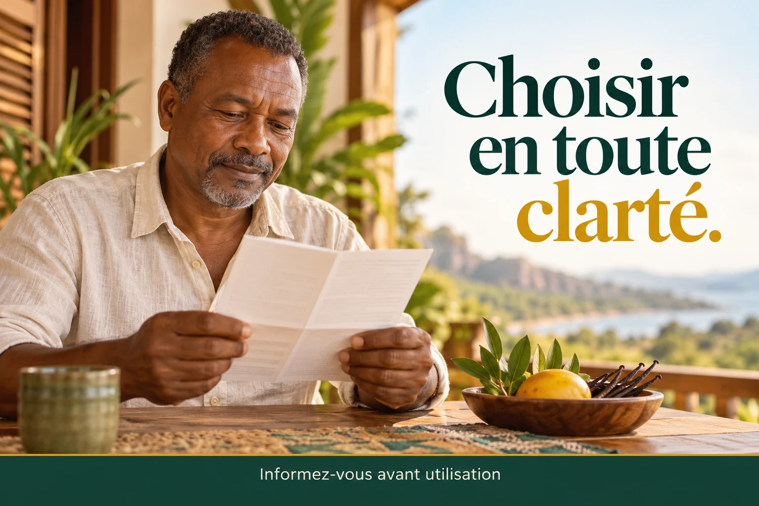 Choisir en toute clarté — informez-vous avant utilisation