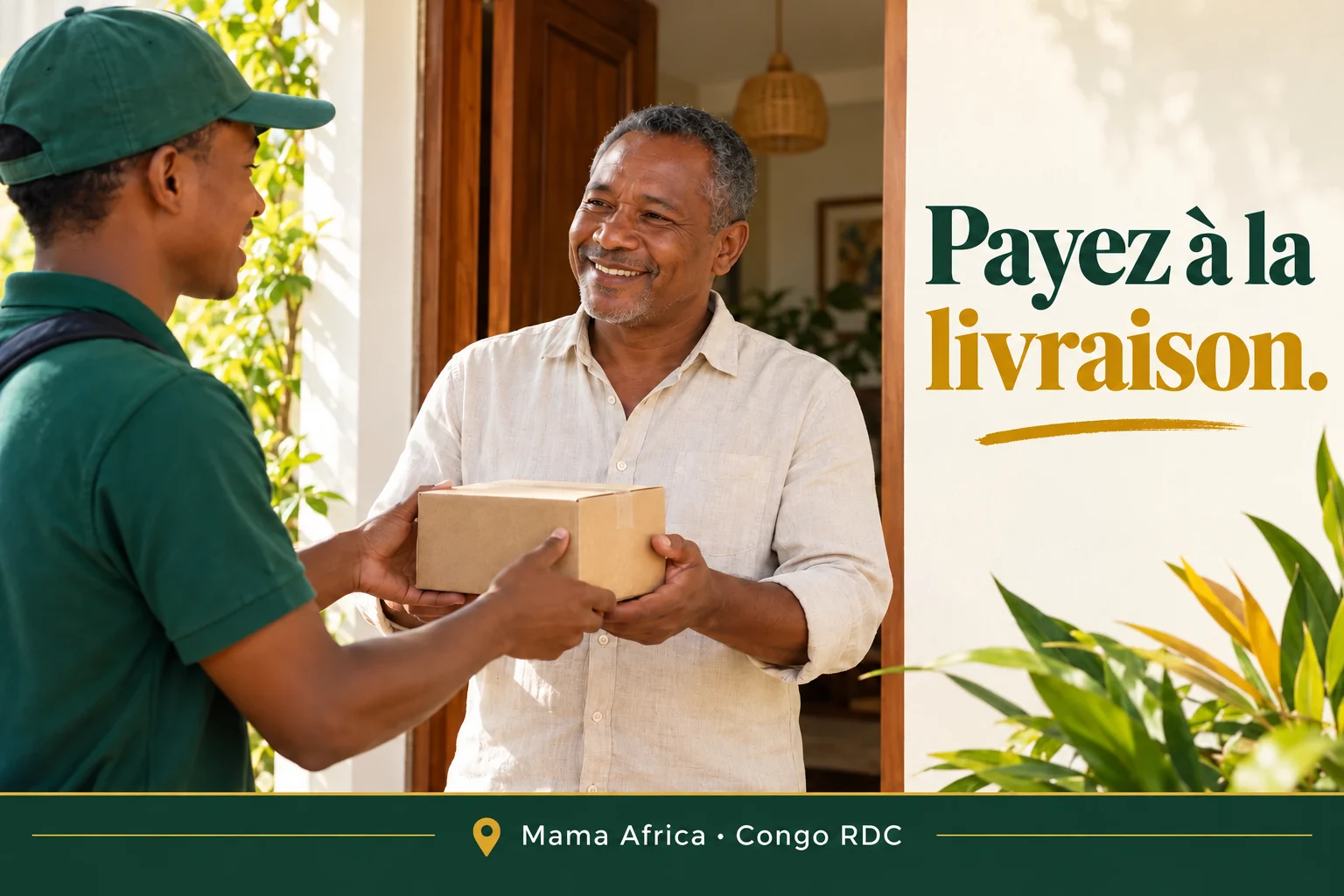 Livraison d’un colis — payez à la livraison, votre ville en RDC